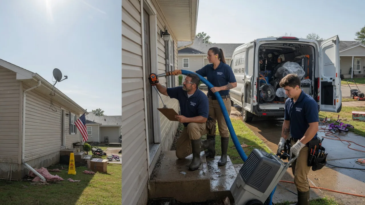 Ceiling Water Damage Restoration in Mystic, IA near me